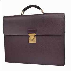 Auth Louis Vuitton unisex business LV unisex briefcase with convertible strap